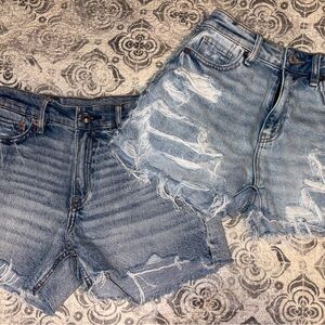 2 pair American Eagle Outfitters Blue Jean Shorts